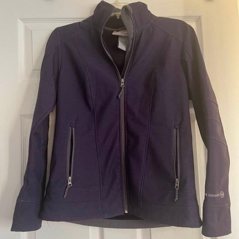 Free Country Womens Purple Softshell Faux Fur Lined Jacket